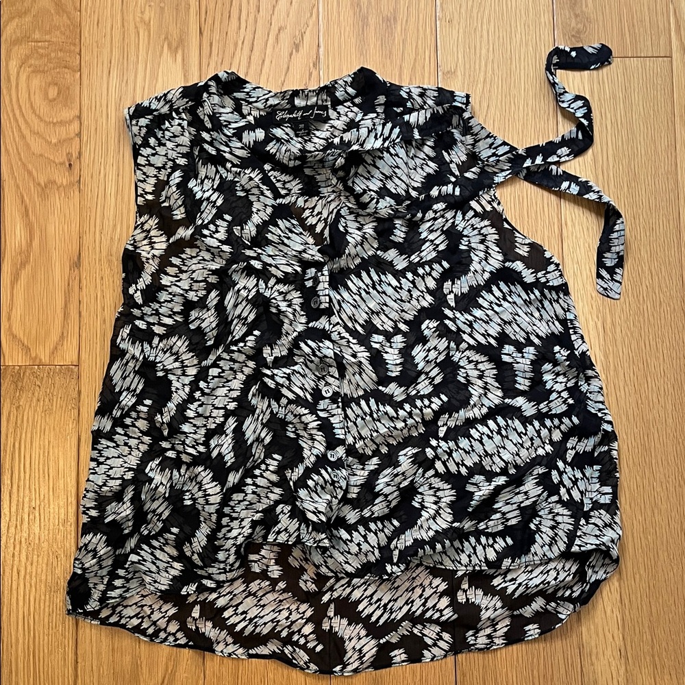 Elizabeth and James Silk Top